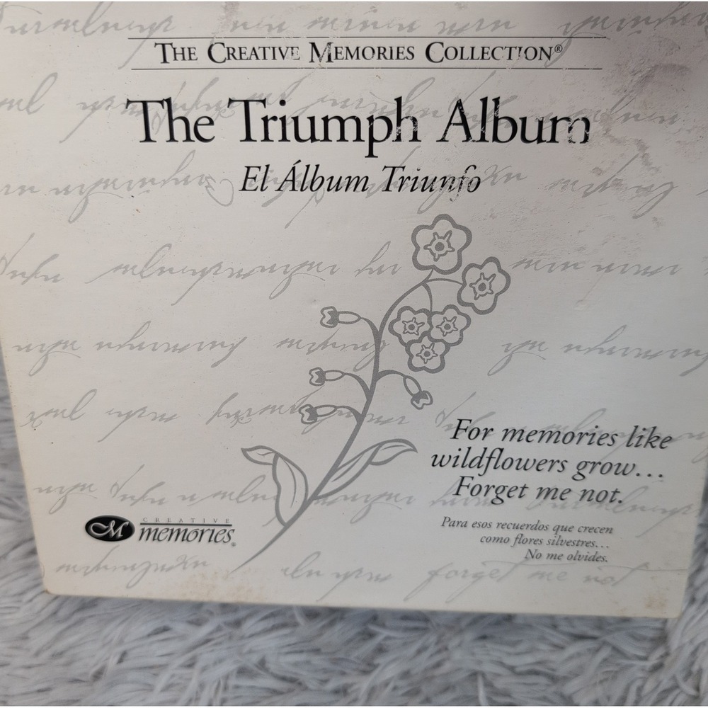 Creative Memories Triumph Album Purple Special Edition Open Box